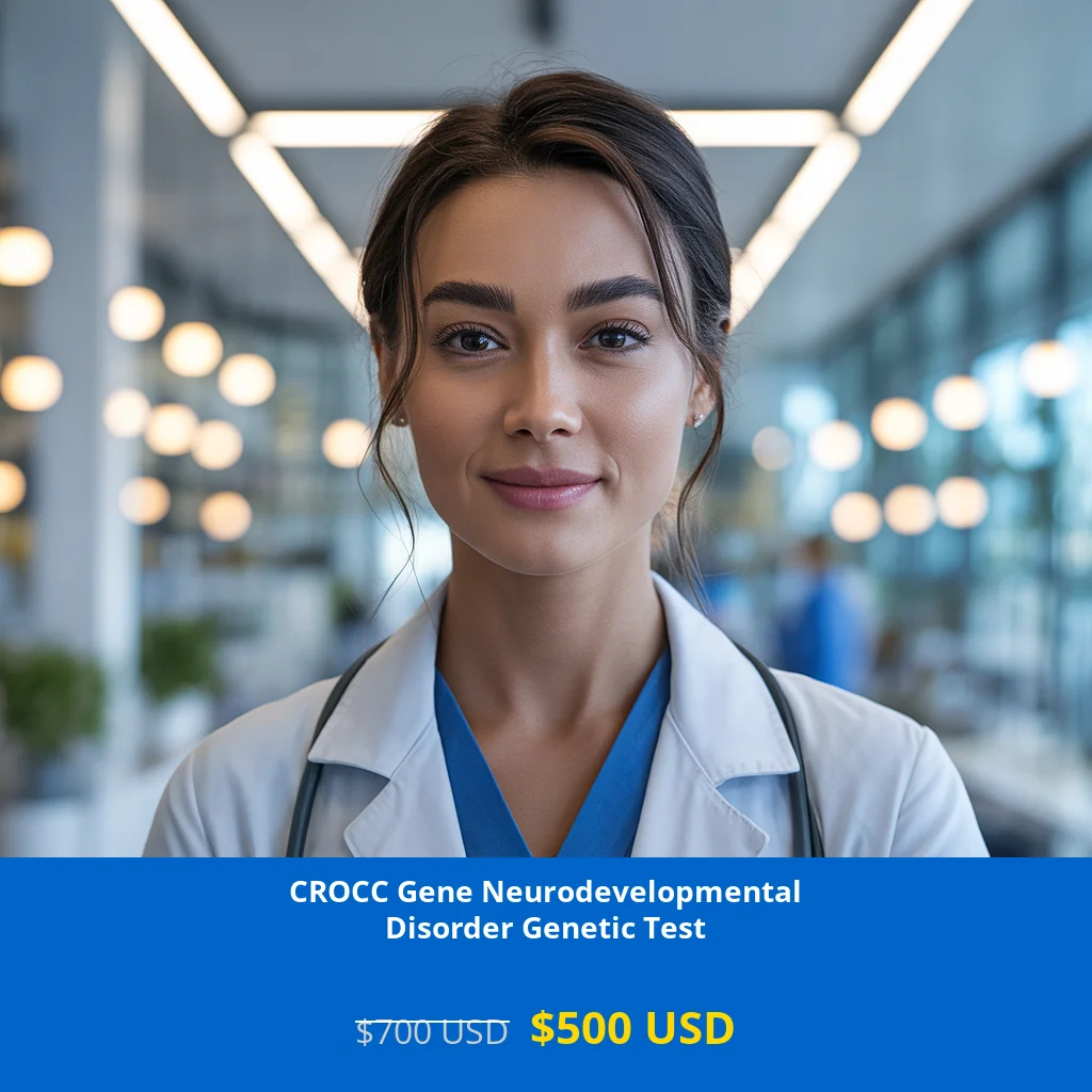 Get comprehensive CROCC Gene Neurodevelopmental Disorder NGS Genetic DNA testing for only $500 USD in USA. Our advanced NGS technology detects CROCC-related neurological conditions with 99.9% accuracy. Available in New York