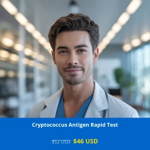 Get same-day Cryptococcus Antigen Rapid Test results for only $46 USD at GGC DNA. Detect cryptococcal meningitis early with our advanced immunochromatography testing available across major US cities including New York