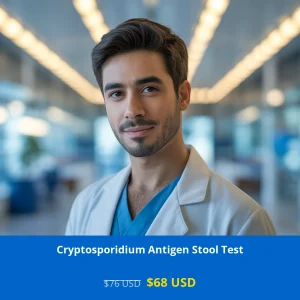 Get same-day Cryptosporidium Antigen Stool Test results for only $68 in USA. Detect parasitic intestinal infections with advanced ICT technology. Available in New York