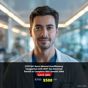 CYP11A1 Gene Adrenal Insufficiency Test | $500 USD | NGS Genetic DNA Testing USA | Comprehensive Diagnosis for Congenital Disorders