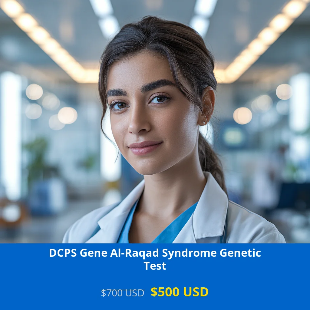 Get comprehensive DCPS Gene Al-Raqad Syndrome NGS Genetic DNA testing for $500 in USA. Advanced neurological disorder detection using next-generation sequencing technology. Available in New York