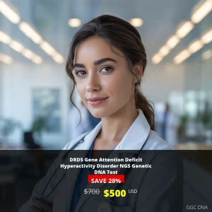 DRD5 Gene ADHD NGS Genetic DNA Test - $500 USA | Comprehensive Neurological Disorder Screening