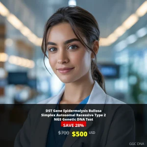 DST Gene Epidermolysis Bullosa Simplex Autosomal Recessive Type 2 NGS Genetic DNA Test - $500 USA | Comprehensive Genetic Testing for Skin Disorders