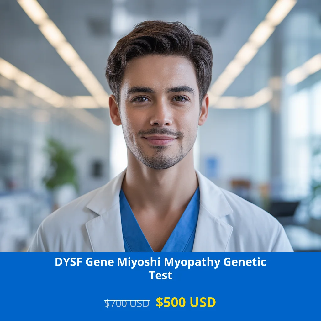 Get comprehensive DYSF Gene Miyoshi Myopathy NGS Genetic DNA testing for only $500 in USA. Early detection of this rare muscular disorder through advanced NGS technology. Available in New York