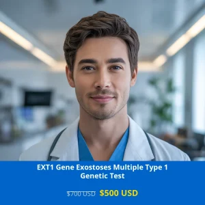 Get comprehensive EXT1 Gene Exostoses Multiple Type 1 NGS Genetic DNA Test for only $500 USD in USA. Advanced Next Generation Sequencing detects hereditary multiple exostoses mutations. Available in New York
