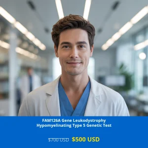 Get comprehensive FAM126A Gene Leukodystrophy Hypomyelinating Type 5 NGS Genetic DNA Testing for $500 in USA. Advanced neurological genetic testing available in New York