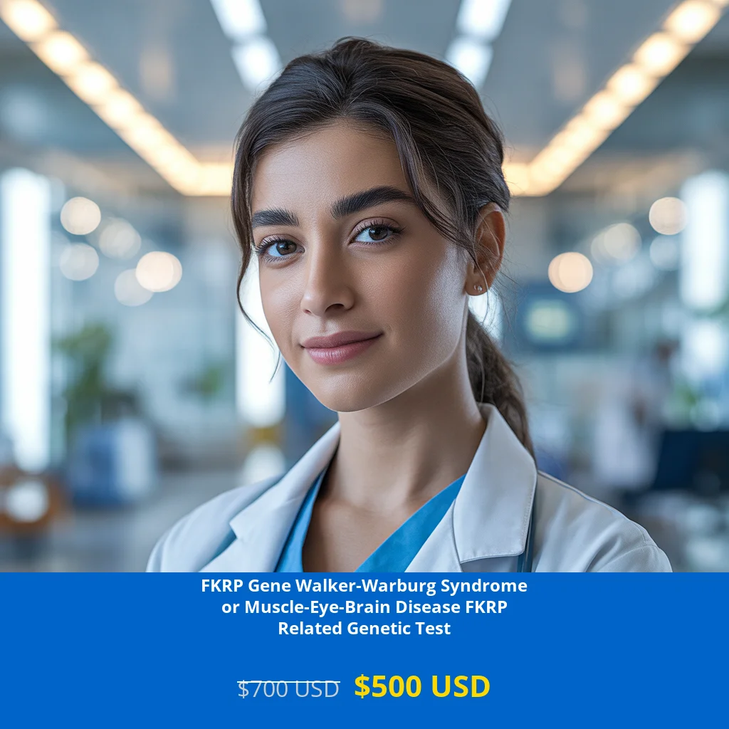 Get comprehensive FKRP Gene Walker-Warburg Syndrome NGS Genetic DNA Testing for only $500 USD. Advanced NGS technology detects FKRP-related muscle-eye-brain disease mutations. Available across USA including New York