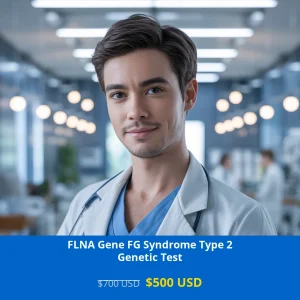 Get comprehensive FLNA Gene FG Syndrome Type 2 NGS Genetic DNA testing for $500 in USA. Advanced neurological disorder screening available in New York