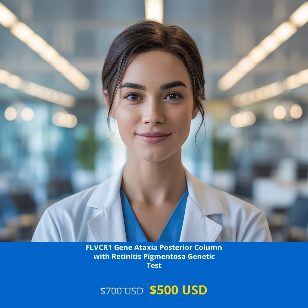 Get comprehensive FLVCR1 Gene Ataxia Posterior Column with Retinitis Pigmentosa NGS Genetic DNA Test for $500 USD in USA. Advanced neurological genetic testing available in New York