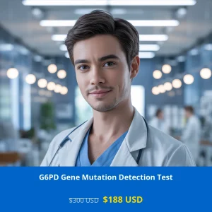 Get comprehensive G6PD Gene Mutation Detection testing for only $188 USD. Detect genetic mutations causing G6PD deficiency - essential for medication safety and hemolytic anemia prevention. Available nationwide in New York