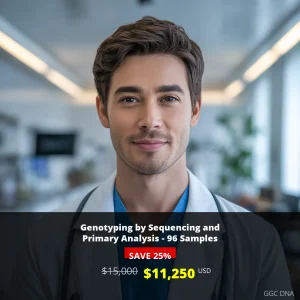 Genotyping by Sequencing and Primary Analysis 96 Samples Test | $11