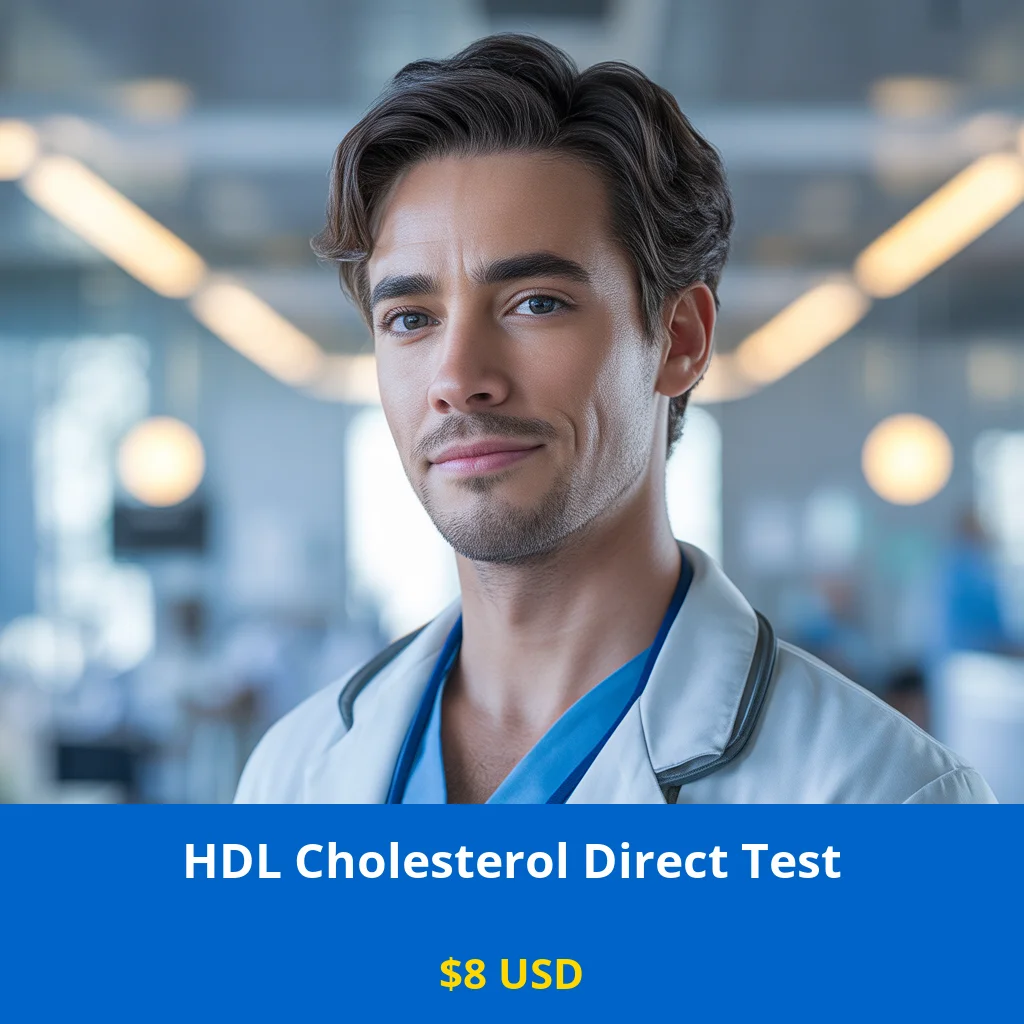 Get comprehensive HDL Cholesterol Direct testing for $8 in USA. Essential heart health screening available in New York