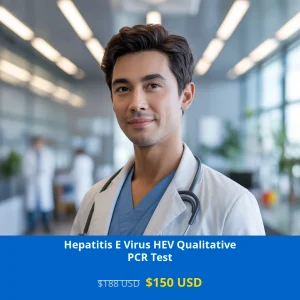 Get comprehensive Hepatitis E Virus HEV Qualitative PCR testing for only $150 USD in USA. Early detection of HEV infection through advanced Real-Time PCR technology. Fast results available in major cities including New York