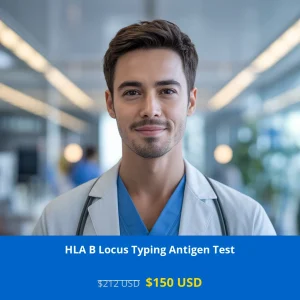 Get comprehensive HLA B Locus Typing Antigen testing for $150 USD in USA. Essential for organ transplant compatibility