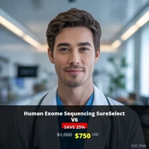 Human Exome Sequencing SureSelect V6 Test - $750 USD | Comprehensive Genetic Analysis in USA