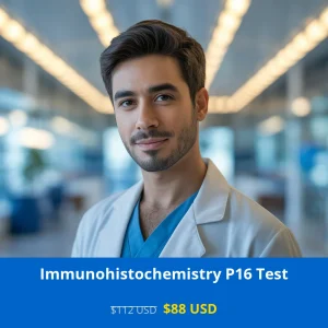Get the Immunohistochemistry P16 Test for only $88 USD in USA. Advanced cervical cancer screening detects HPV-related cellular changes. Available in New York