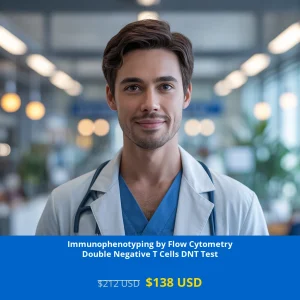 Get comprehensive Immunophenotyping by Flow Cytometry Double Negative T Cells DNT testing for autoimmune disorders at only $138 USD. Available across major US cities including New York