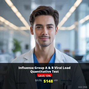 Influenza Group A & B Viral Load Quantitative Test - $148 USD | Fast Results in USA | GGC DNA