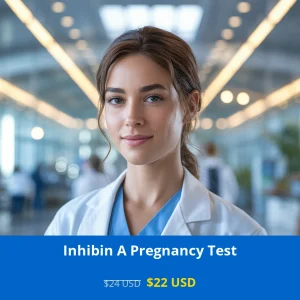Get comprehensive prenatal screening with our Inhibin A Pregnancy Test for only $22 USD. Essential for maternal health assessment
