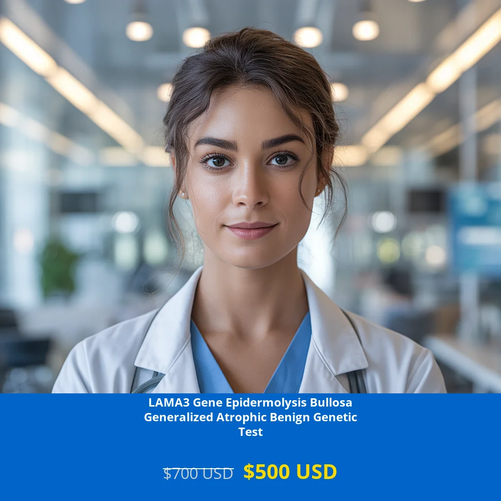 Get comprehensive LAMA3 Gene Epidermolysis Bullosa testing for $500 USD in USA. Our NGS genetic DNA test detects generalized atrophic benign EB mutations. Available in New York