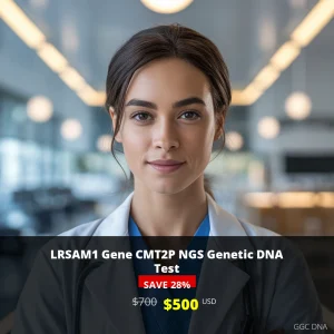 LRSAM1 Gene CMT2P NGS Genetic DNA Test - $500 USD | Comprehensive Neurological Genetic Testing USA
