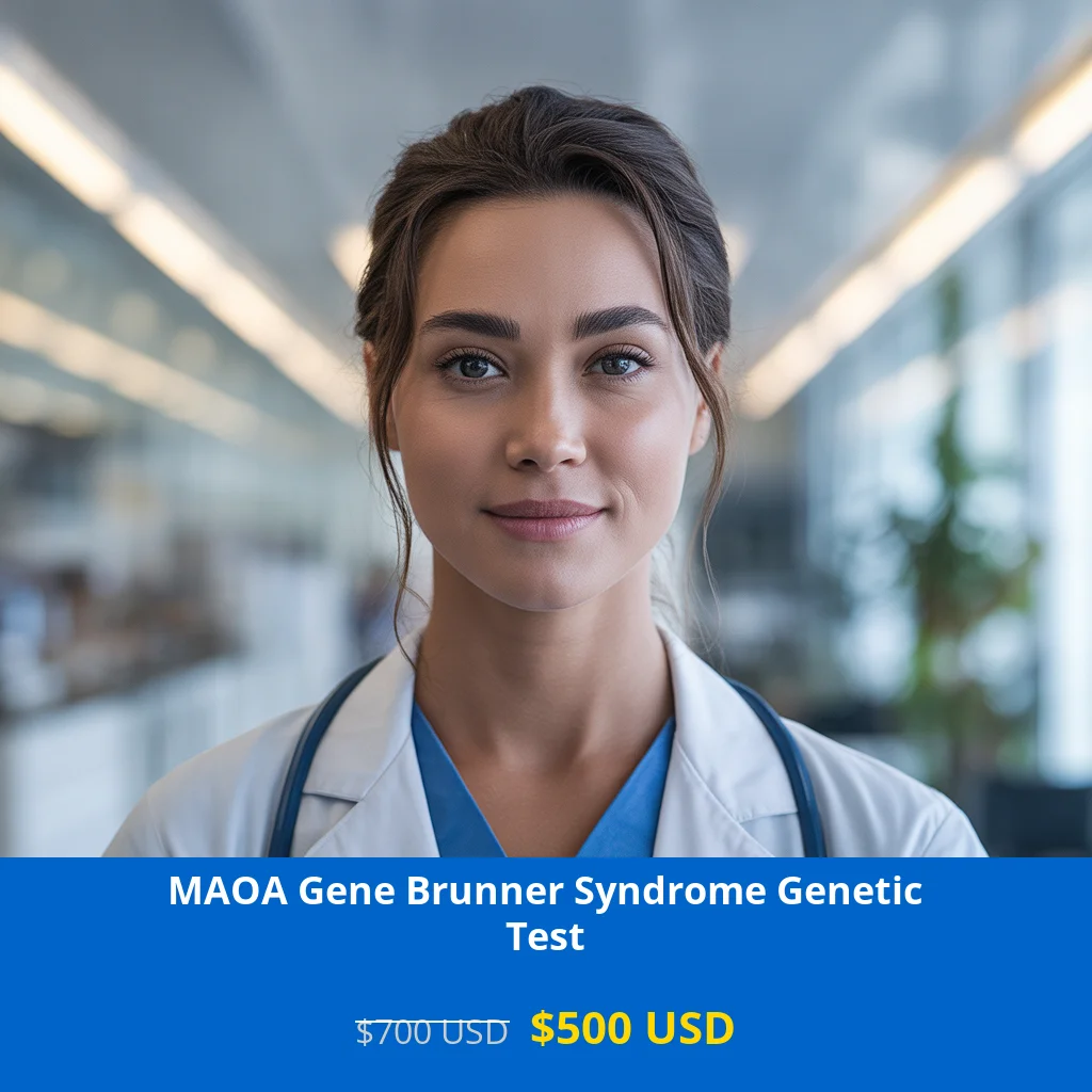 Get comprehensive MAOA Gene Brunner Syndrome NGS Genetic DNA testing for $500 in USA. Advanced neurological genetic testing available in New York