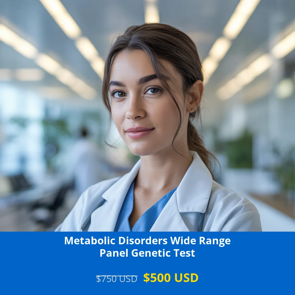 Get comprehensive metabolic disorder screening with our NGS Genetic DNA Test for only $500 USD. Advanced next-generation sequencing technology detects inherited metabolic conditions across USA including New York