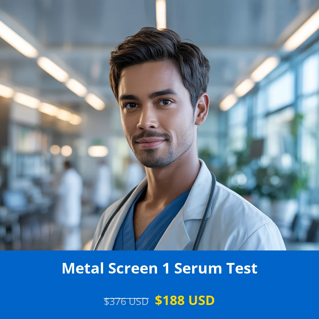 Get comprehensive Metal Screen 1 Serum Test in USA for only $188. Essential heavy metal testing detects Aluminium