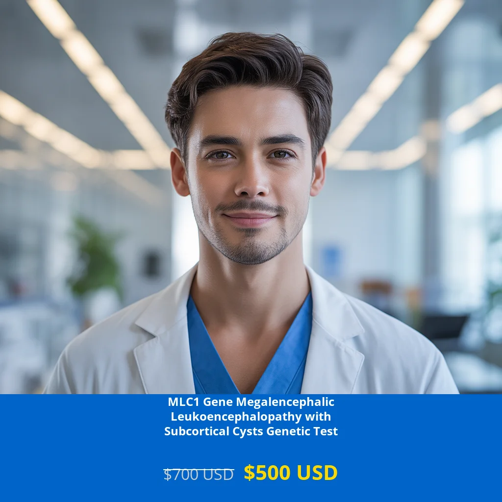 Get comprehensive MLC1 Gene Megalencephalic Leukoencephalopathy with Subcortical Cysts NGS Genetic DNA Testing for $500 USD in USA. Advanced neurological genetic testing available in New York