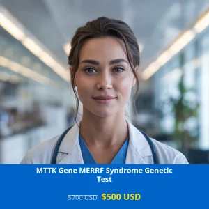 Get comprehensive MTTK Gene MERRF Syndrome NGS Genetic DNA Testing for $500 USD in USA. Available in New York