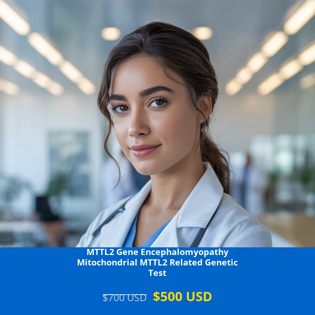 Comprehensive MTTL2 Gene Encephalomyopathy Mitochondrial DNA Test using NGS technology. Get accurate diagnosis for neurological disorders at $500 USD. Available in New York