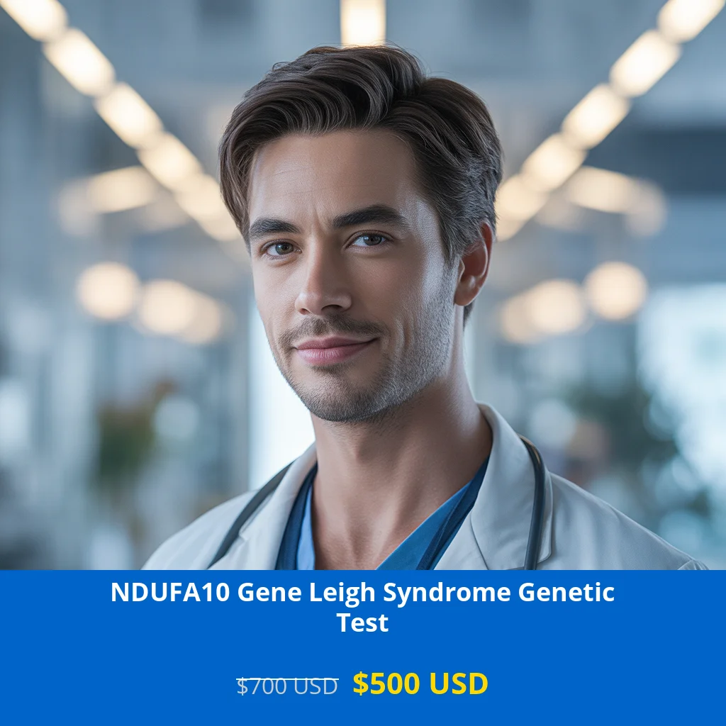 Get comprehensive NDUFA10 Gene Leigh Syndrome NGS Genetic DNA testing for $500 in USA. Advanced mitochondrial disorder diagnosis available in New York