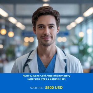 Get comprehensive NLRP12 Gene Cold Autoinflammatory Syndrome Type 2 NGS Genetic DNA testing for $500 USD in USA. Advanced NGS technology detects genetic mutations causing cold-induced inflammatory disorders. Available in New York