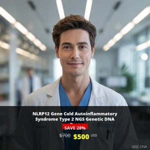 NLRP12 Gene Cold Autoinflammatory Syndrome Type 2 NGS Genetic DNA Test - $500 USA Price | Comprehensive Genetic Testing