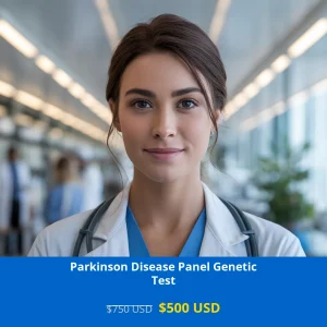 Get comprehensive Parkinson Disease Panel NGS Genetic DNA Test in USA for only $500 USD. Advanced genetic testing detects Parkinson's risk factors using next-generation sequencing technology. Available in New York