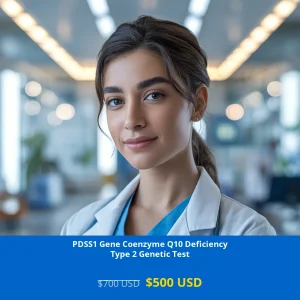 Get comprehensive PDSS1 Gene Coenzyme Q10 Deficiency Type 2 NGS Genetic DNA testing for only $500 in USA. Early detection of rare neurological disorders through advanced NGS technology. Available in New York