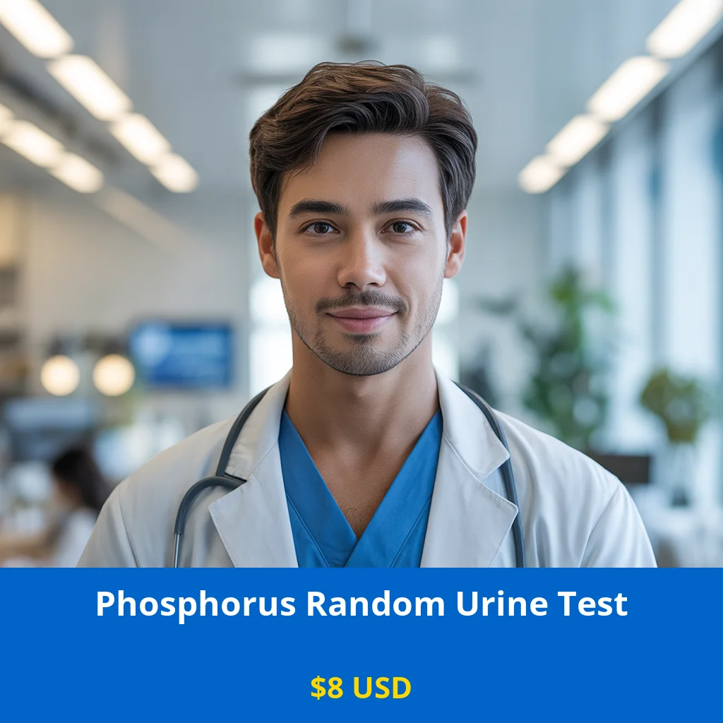 Get comprehensive Phosphorus Random Urine testing for only $8 at GGC DNA across USA. Essential for kidney function