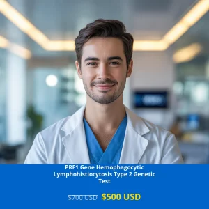 Get comprehensive PRF1 Gene Hemophagocytic Lymphohistiocytosis Type 2 NGS Genetic DNA testing for only $500 USD in USA. Early detection of rare immune disorders through advanced NGS technology. Available in New York