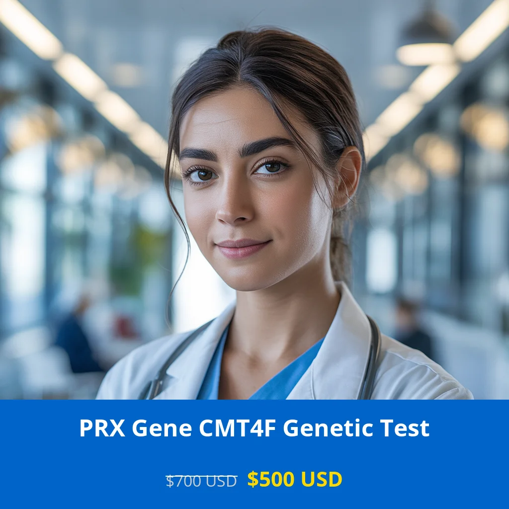 Get comprehensive PRX Gene CMT4F NGS Genetic DNA testing for $500 USD in USA. Advanced NGS technology detects Charcot-Marie-Tooth disease type 4F. Available in New York