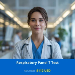 Get comprehensive respiratory infection testing with our Respiratory Panel 7 Test for only $112 USD. Detect key pathogens including Klebsiella pneumoniae