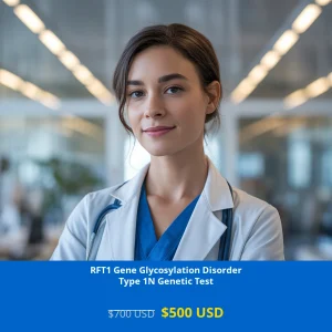 Get comprehensive RFT1 Gene Glycosylation Disorder Type 1N NGS Genetic DNA testing for only $500 USD. Advanced NGS technology detects metabolic disorders with 99% accuracy. Available in New York