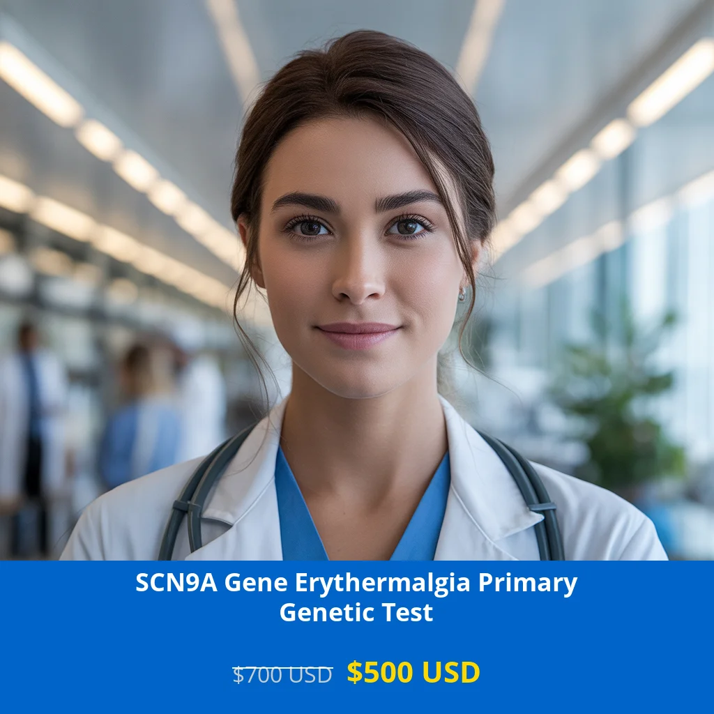 Get comprehensive SCN9A Gene Erythermalgia Primary NGS Genetic DNA Test for only $500 in USA. Early detection of inherited neurological disorders through advanced NGS technology. Available in New York
