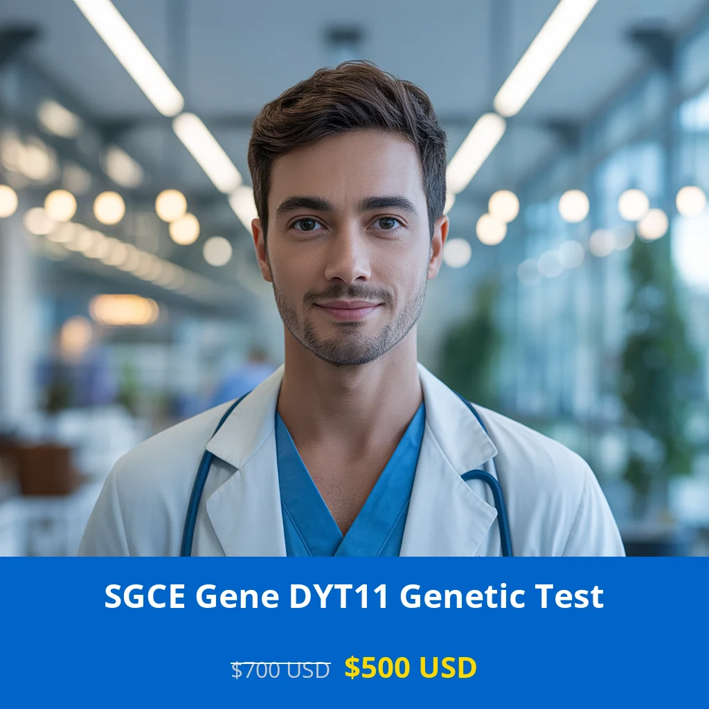 Get comprehensive SGCE Gene DYT11 NGS Genetic DNA Testing for $500 USD in USA. Detect myoclonus-dystonia syndrome with advanced NGS technology. Available in New York
