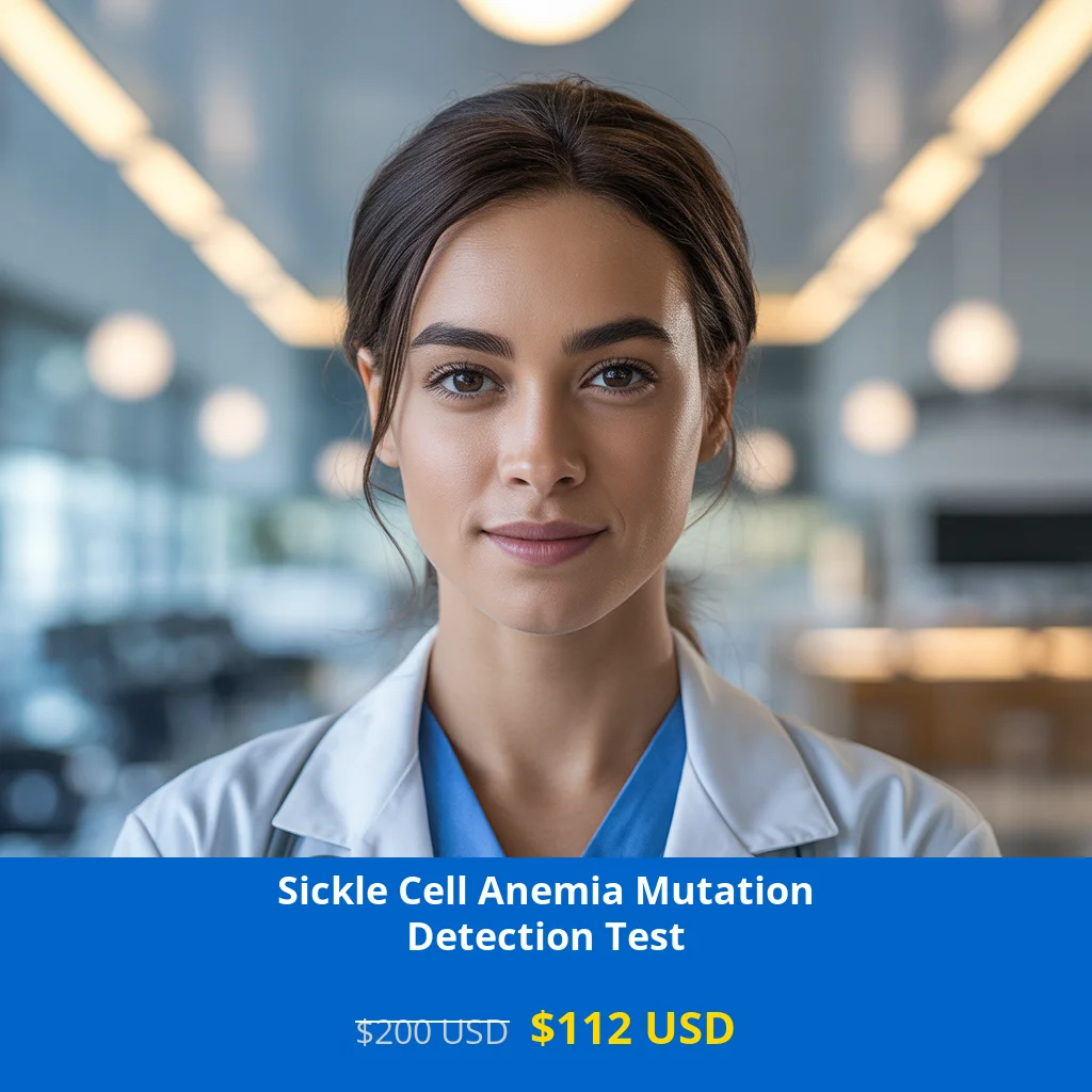 Get comprehensive Sickle Cell Anemia Mutation Detection testing for only $112 USD. Our advanced genetic testing identifies HBB gene mutations with 99% accuracy. Available in New York