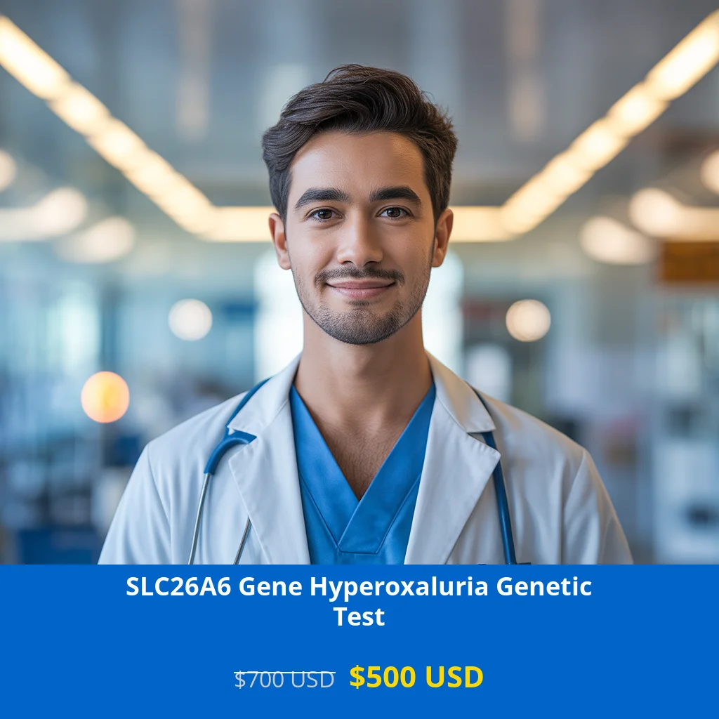 Get the SLC26A6 Gene Hyperoxaluria NGS Genetic DNA Test for only $500 USD in USA. Advanced genetic testing for metabolic disorders using NGS technology. Available in New York