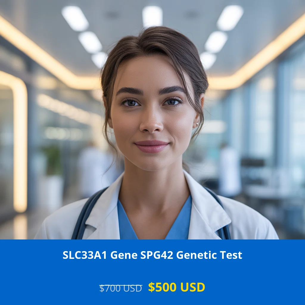 Get comprehensive SLC33A1 Gene SPG42 NGS Genetic DNA Testing for hereditary spastic paraplegia in USA. Advanced neurological disorder screening available in New York