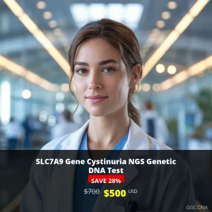 SLC7A9 Gene Cystinuria NGS Genetic DNA Test - $500 USA | Comprehensive Genetic Testing for Kidney Stone Disorders