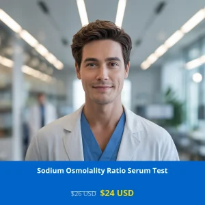 Get comprehensive Sodium Osmolality Ratio Serum testing for $24 USD at GGC DNA across USA. Essential for detecting electrolyte imbalances