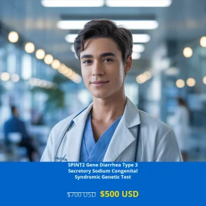 Get comprehensive SPINT2 Gene Diarrhea Type 3 testing for $500 USD in USA. Advanced NGS genetic DNA testing detects congenital secretory sodium diarrhea syndrome. Available in New York