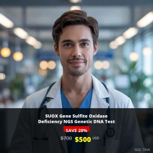 SUOX Gene Sulfite Oxidase Deficiency NGS Genetic DNA Test USA | $500 USD | Comprehensive Metabolic Disorder Testing